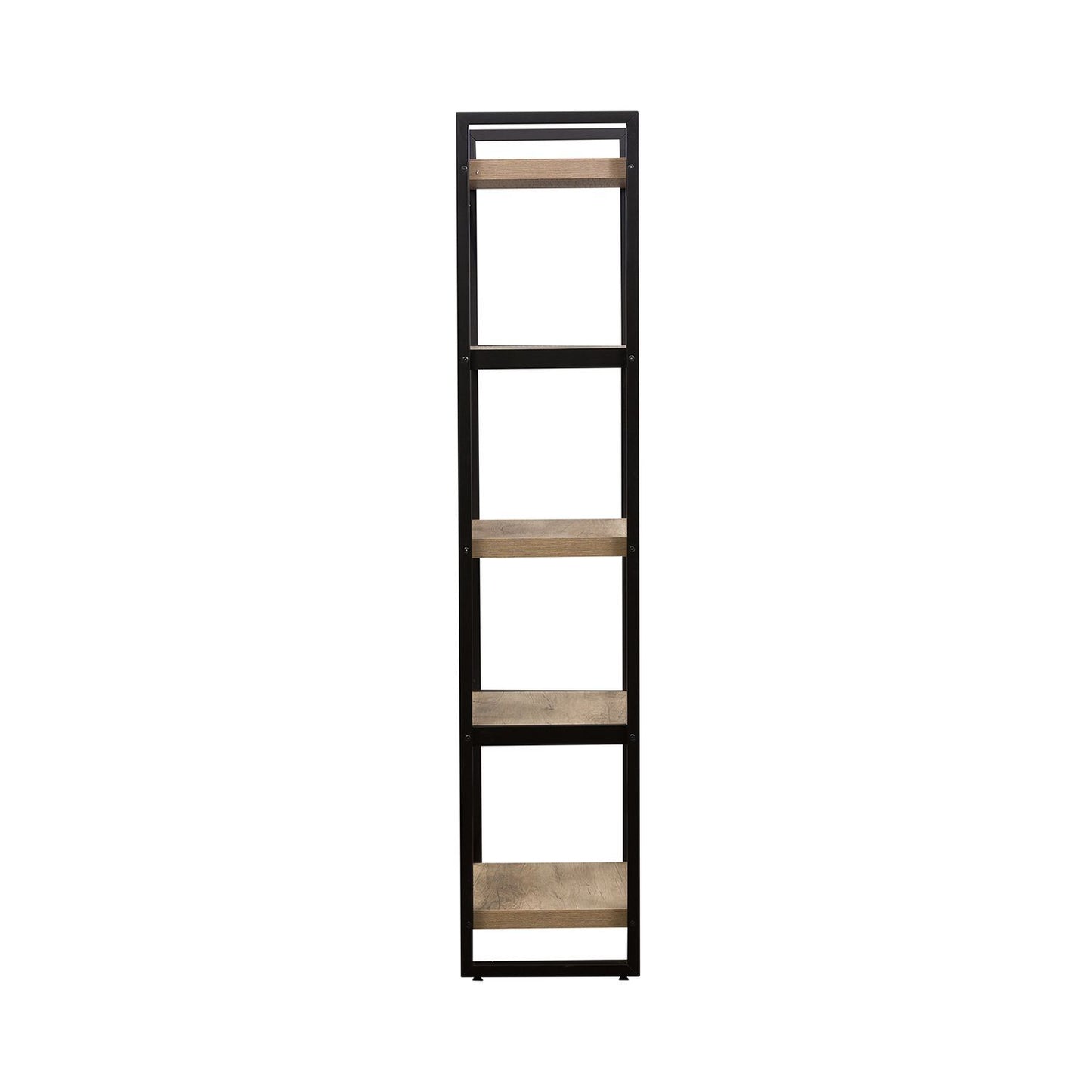 Sun Valley - Tall Pier Unit With Faux Metal - Light Brown - Hornell Furniture Outlet