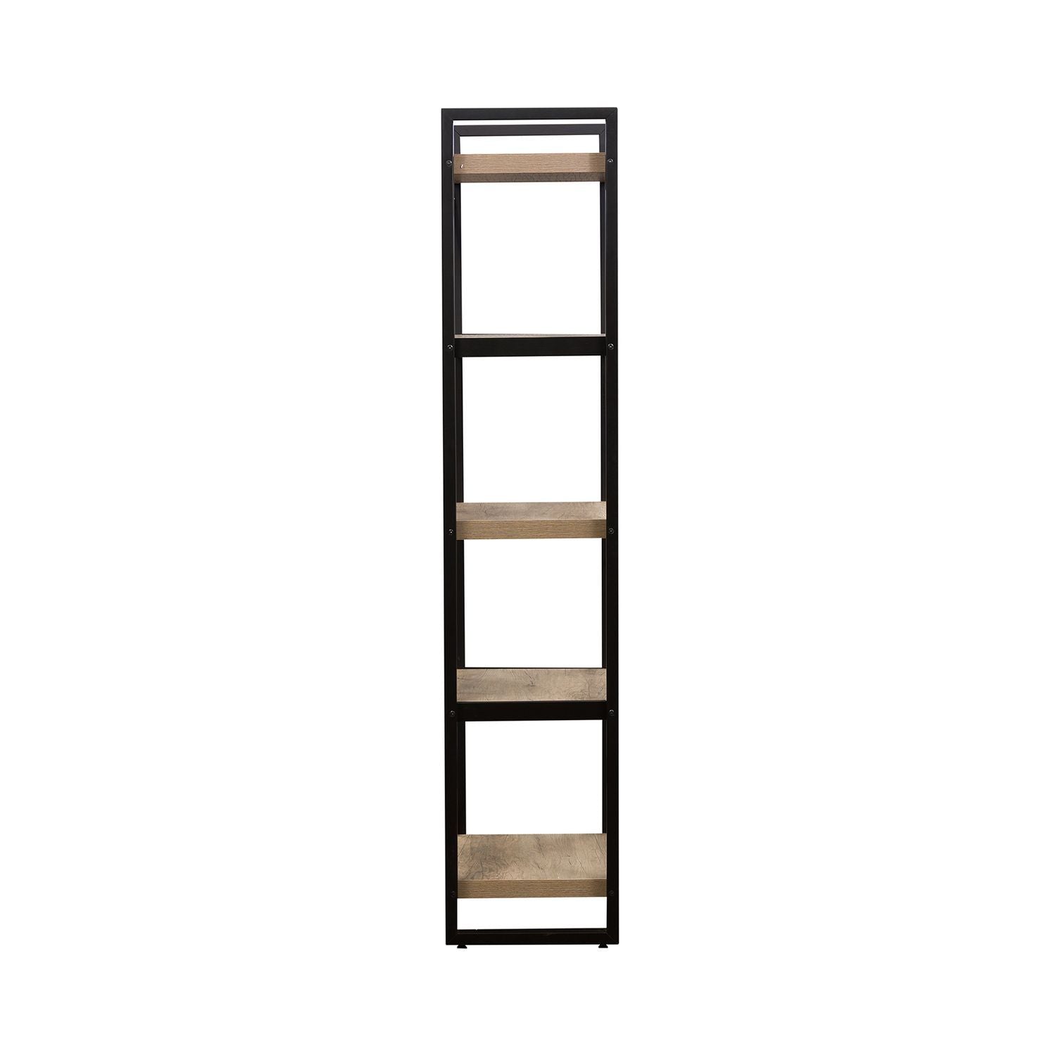 Sun Valley - Tall Pier Unit With Faux Metal - Light Brown - Hornell Furniture Outlet