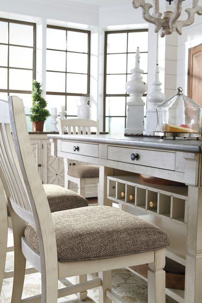 Bolanburg - Rectangular Dining Room Counter Table - Beige - Hornell Furniture Outlet