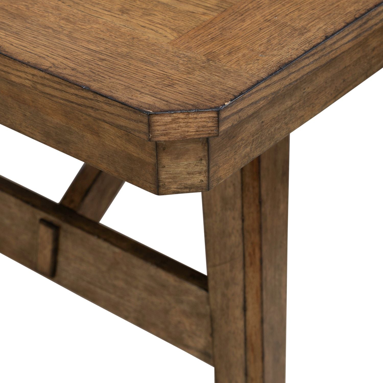 Carolina Park - Trestle Table - Brown - Hornell Furniture Outlet