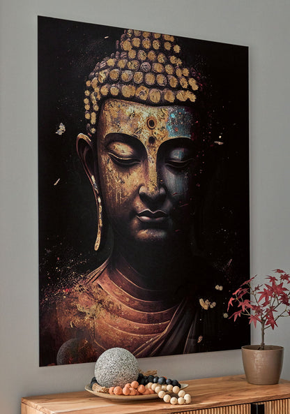 Caymoore - Black / Gold Finish - Wall Art - Hornell Furniture Outlet