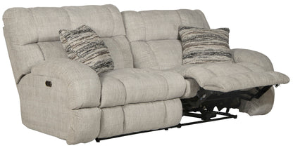 Ashland - Power Lay Flat Reclining Sofa - Hornell Furniture Outlet