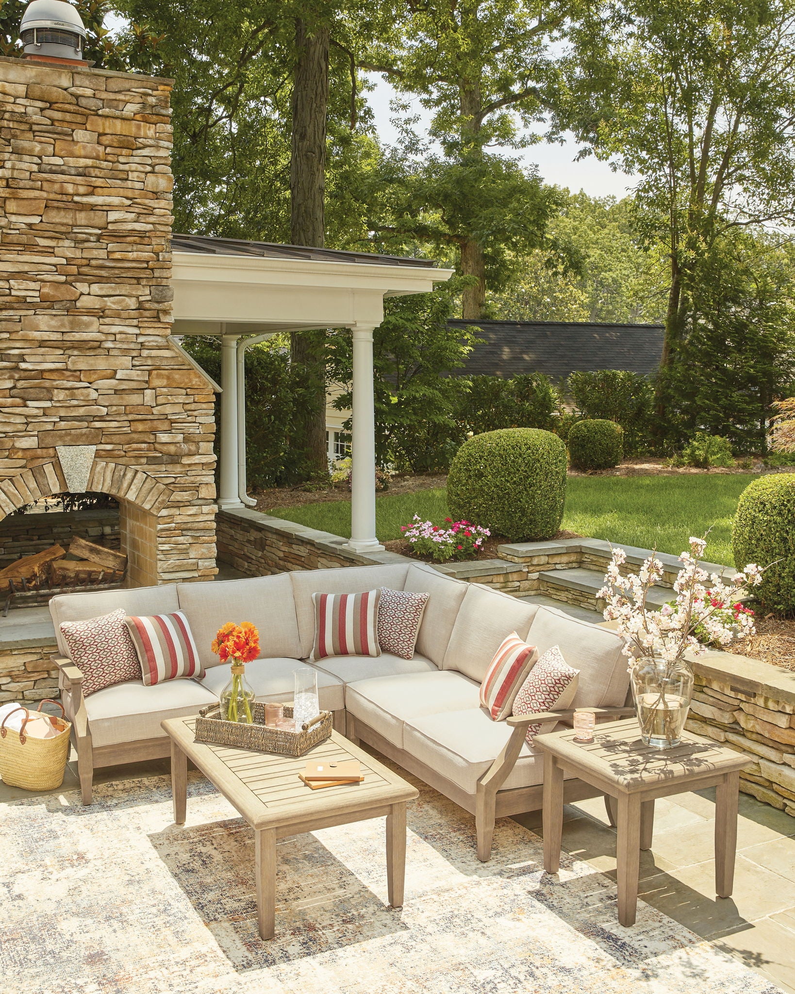 Clare View - Outdoor Sectional - Hornell Furniture Outlet