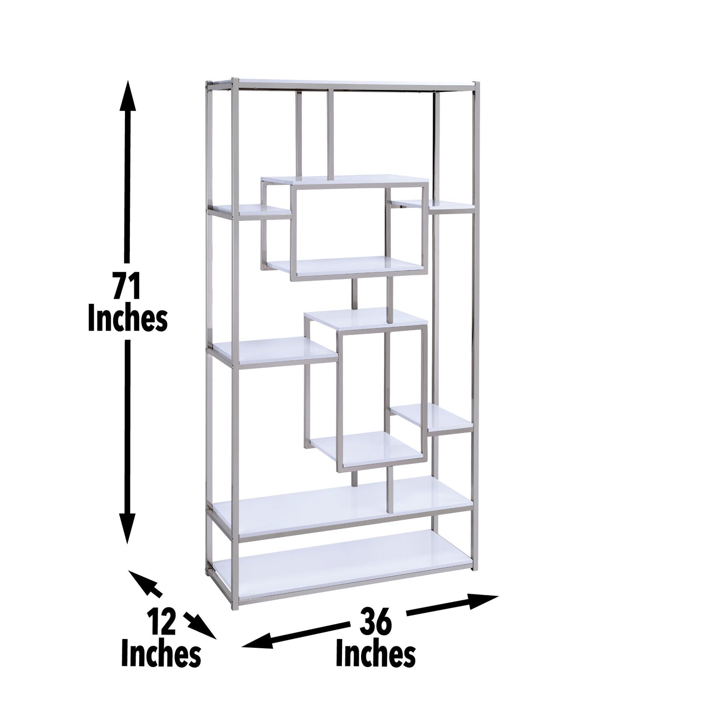 Alize - Bookcase - White - Hornell Furniture Outlet