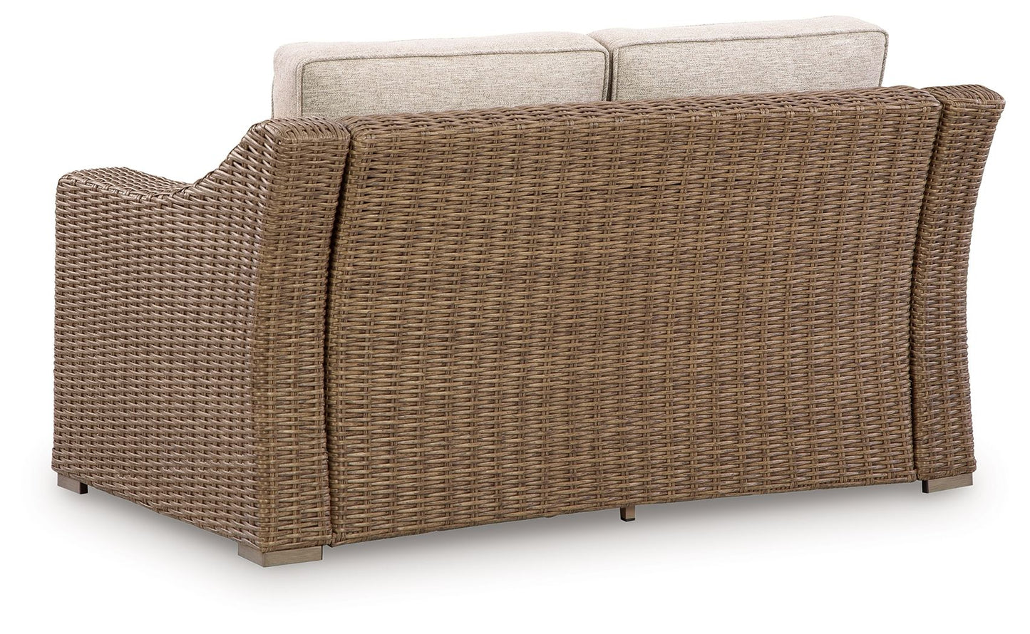 Laguna Heights - Loveseat With Cushion - Beige - Hornell Furniture Outlet