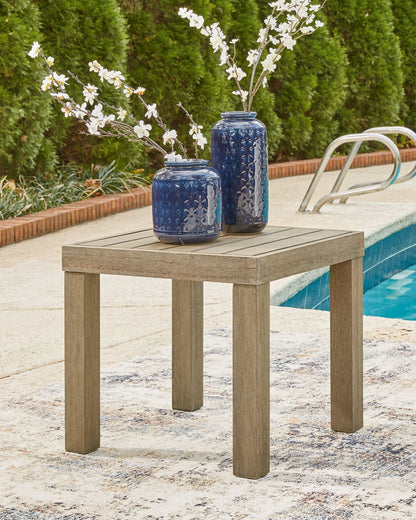 Silo Point - Brown - Square End Table - Hornell Furniture Outlet
