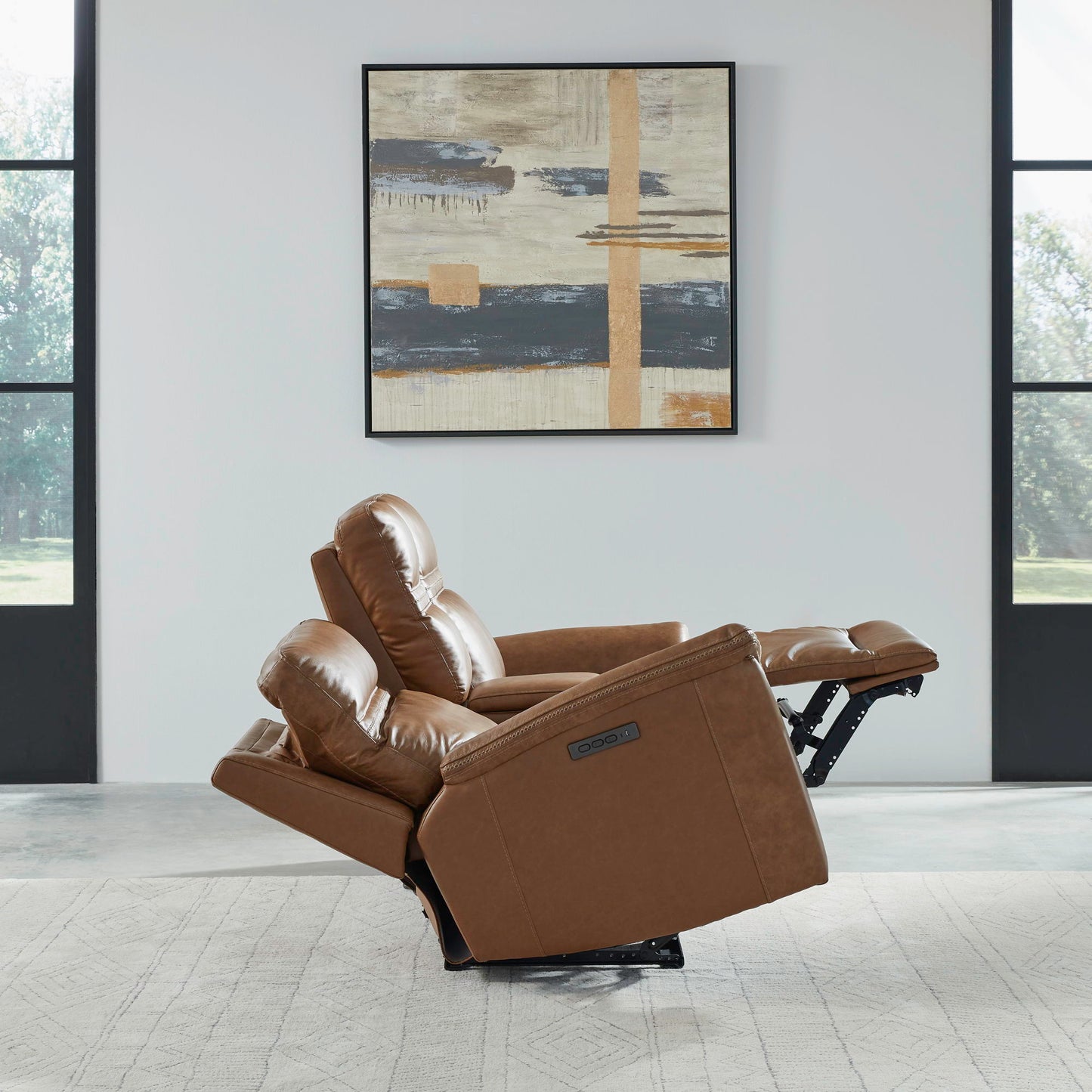 Cooper - Loveseat With Console P3 & Zg - Hornell Furniture Outlet