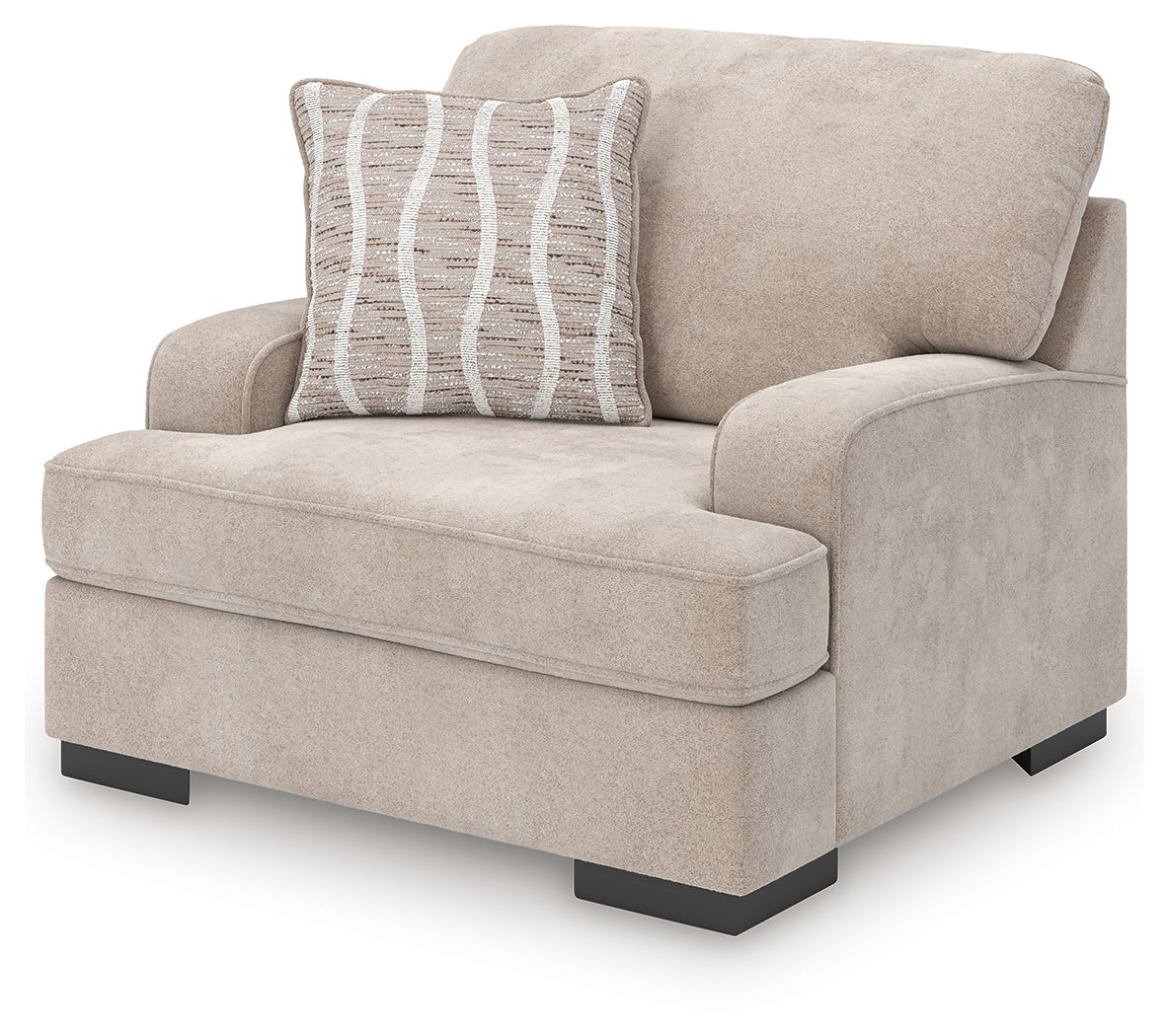 High Profile - Chair and a Half - Taupe - Hornell Furniture Outlet