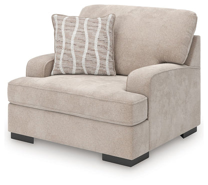 High Profile - Chair and a Half - Taupe - Hornell Furniture Outlet