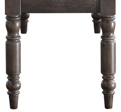 Hutchins - Dining Bench - Dark Brown - Hornell Furniture Outlet