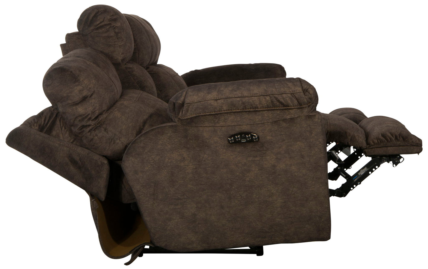 Sedona - Power Headrest Lay Flat Reclining Console Loveseat With Storage & Cupholders - Hornell Furniture Outlet