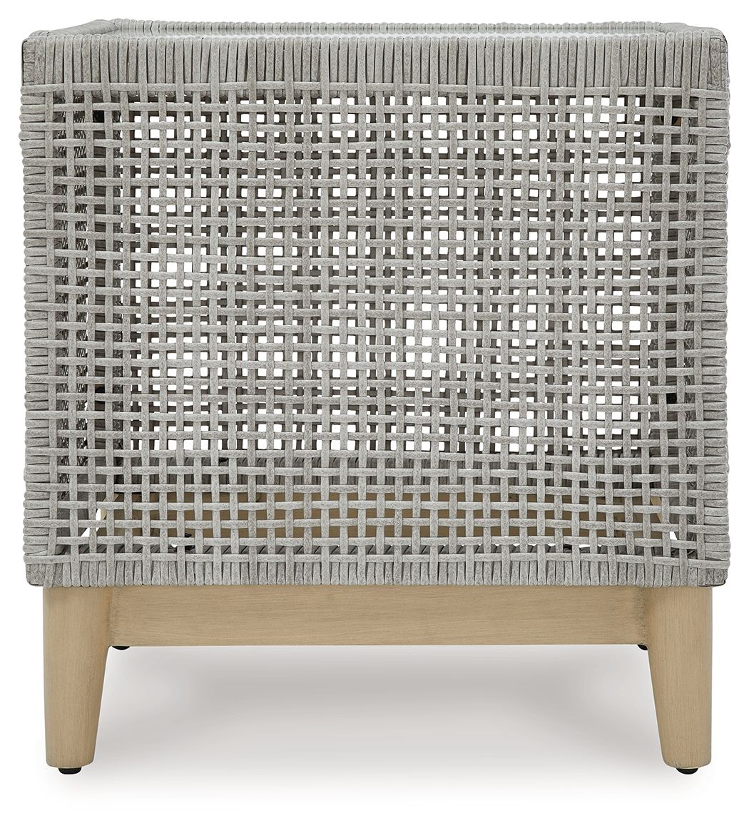 Seton Creek - Gray - Square End Table - Hornell Furniture Outlet