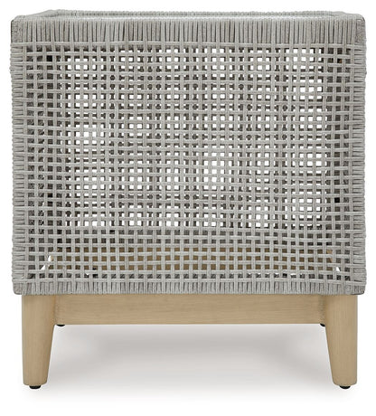 Seton Creek - Gray - Square End Table - Hornell Furniture Outlet