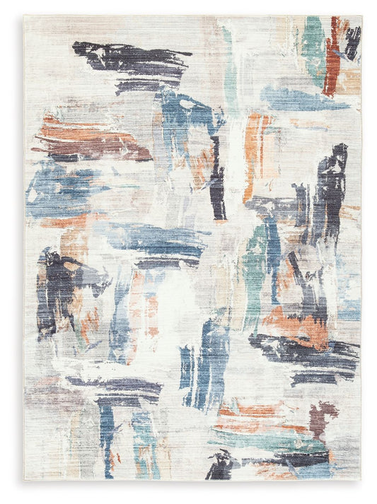 Hessland - Washable Rug - Hornell Furniture Outlet