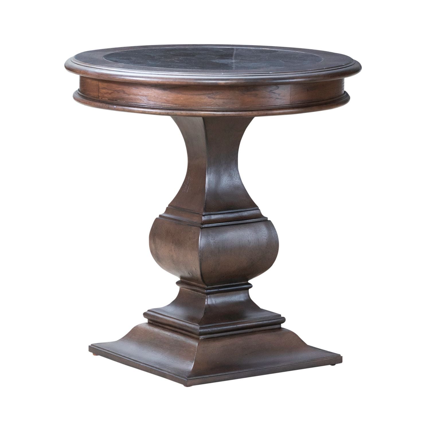 Provence Park - Round End Table - Brown - Hornell Furniture Outlet
