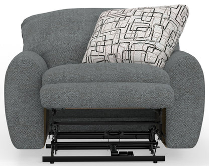 Maxwell - Power Deep Seat Lay Flat Recliner - Hornell Furniture Outlet