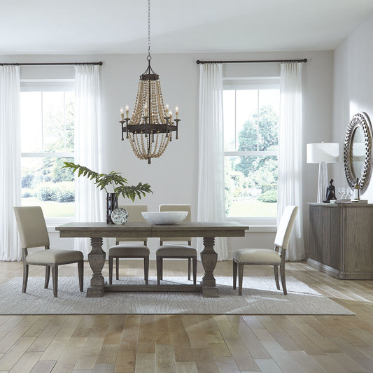 Westfield - Trestle Table Set - Hornell Furniture Outlet