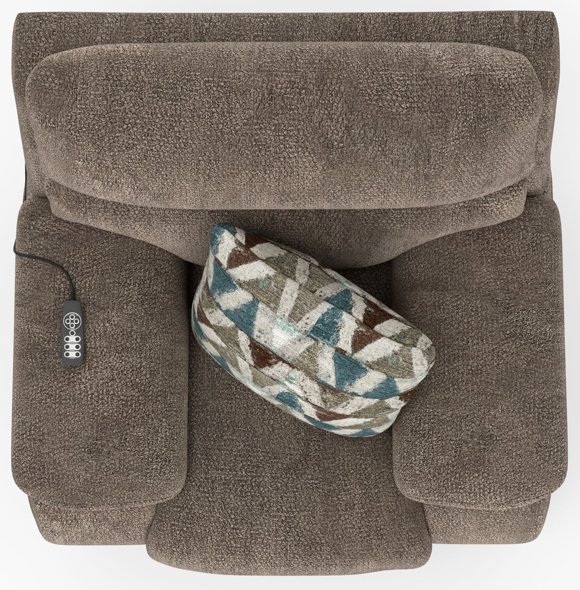 Joya - Power Lay Zero Gravity Recliner With Power Adjustable Headrest And CR3 Heat/Massage/Lumbar/ZG - Mushroom - Hornell Furniture Outlet
