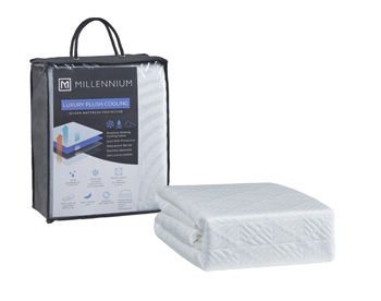 Advanced Protector - White - Queen Mattress Protector (Set of 4) - Hornell Furniture Outlet