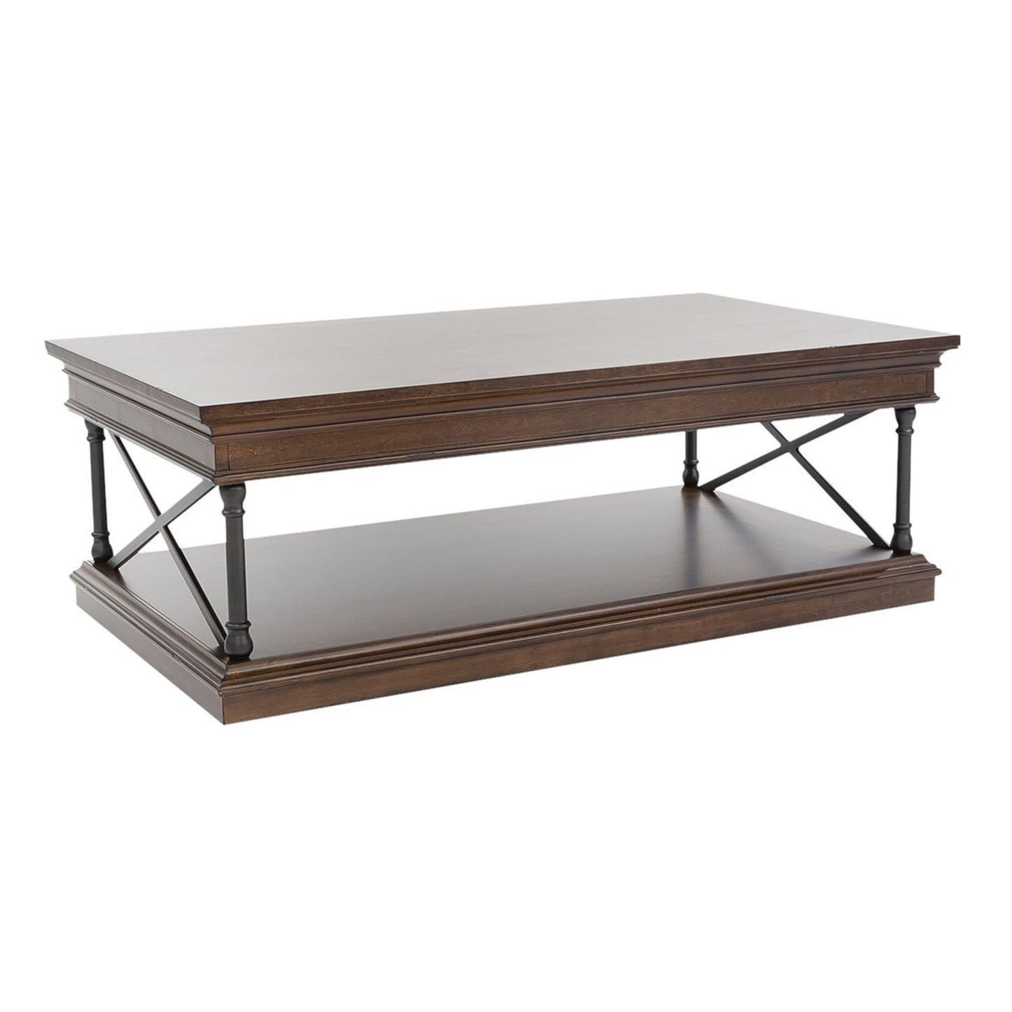 Tribeca - Rectangular Cocktail Table - Dark Brown - Hornell Furniture Outlet
