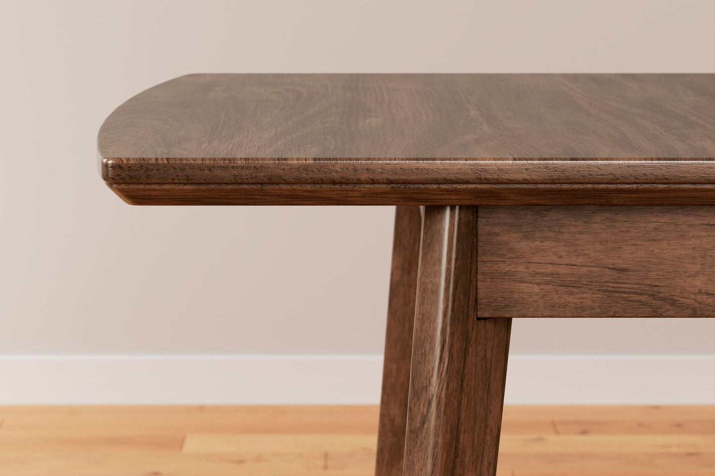 Lyncott - Brown - Rectangular Dining Room Butterfly Extension Table - Hornell Furniture Outlet
