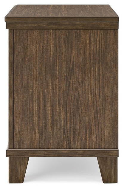 Shawbeck - Medium Brown - Two Drawer Night Stand - Hornell Furniture Outlet