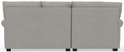 Livingston - Sectional With Comfort Coil Seating, 40" Cocktail Ottoman And Accent Pillows Included - Hornell Furniture Outlet