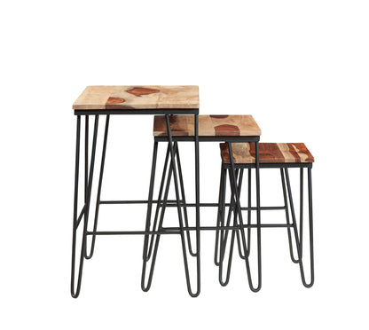 Tristan - Nesting Tables - Light Brown - Hornell Furniture Outlet
