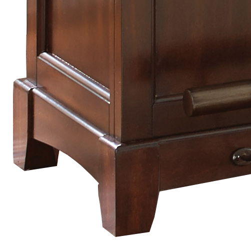 Newbury - Silverstone Top Bar Unit - Dark Brown - Hornell Furniture Outlet