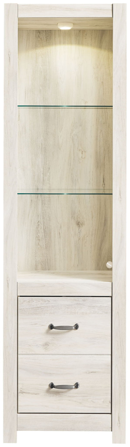 Bellaby - Whitewash - Pier - 2 Drawers - Hornell Furniture Outlet