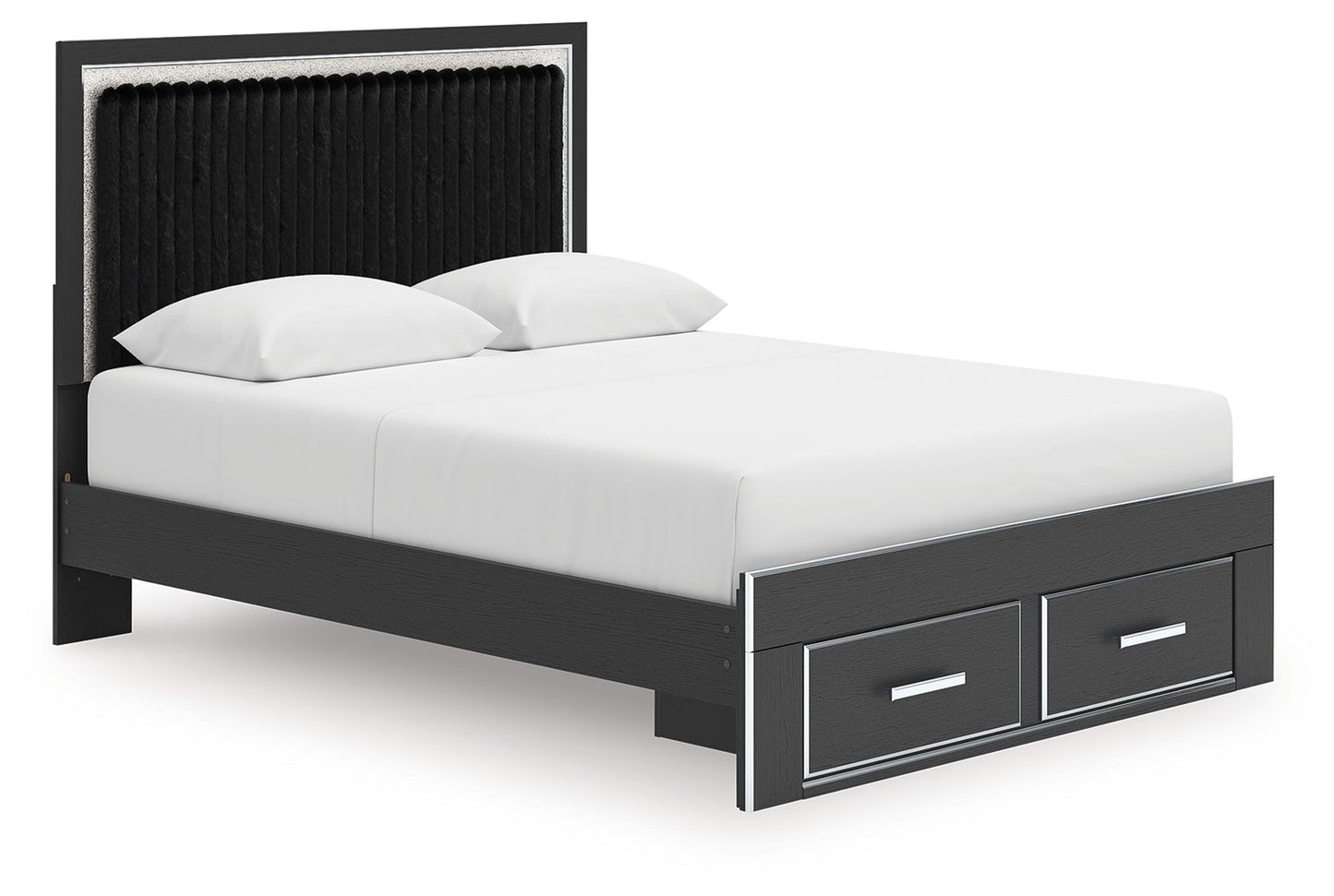 Zuraleus - Upholstered Panel Platform Storage Bed - Hornell Furniture Outlet