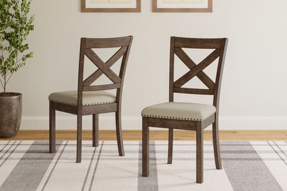 Moriville - Dining UPH Side Chair (Set of 2) - Beige - Hornell Furniture Outlet