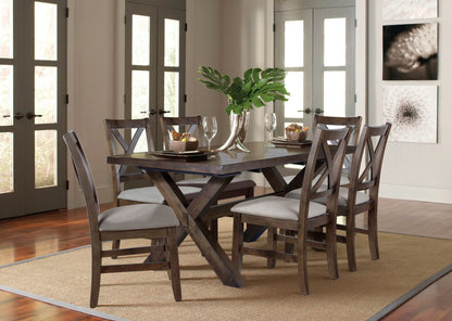 Astoria - Trestle Table - Dark Brown - Hornell Furniture Outlet