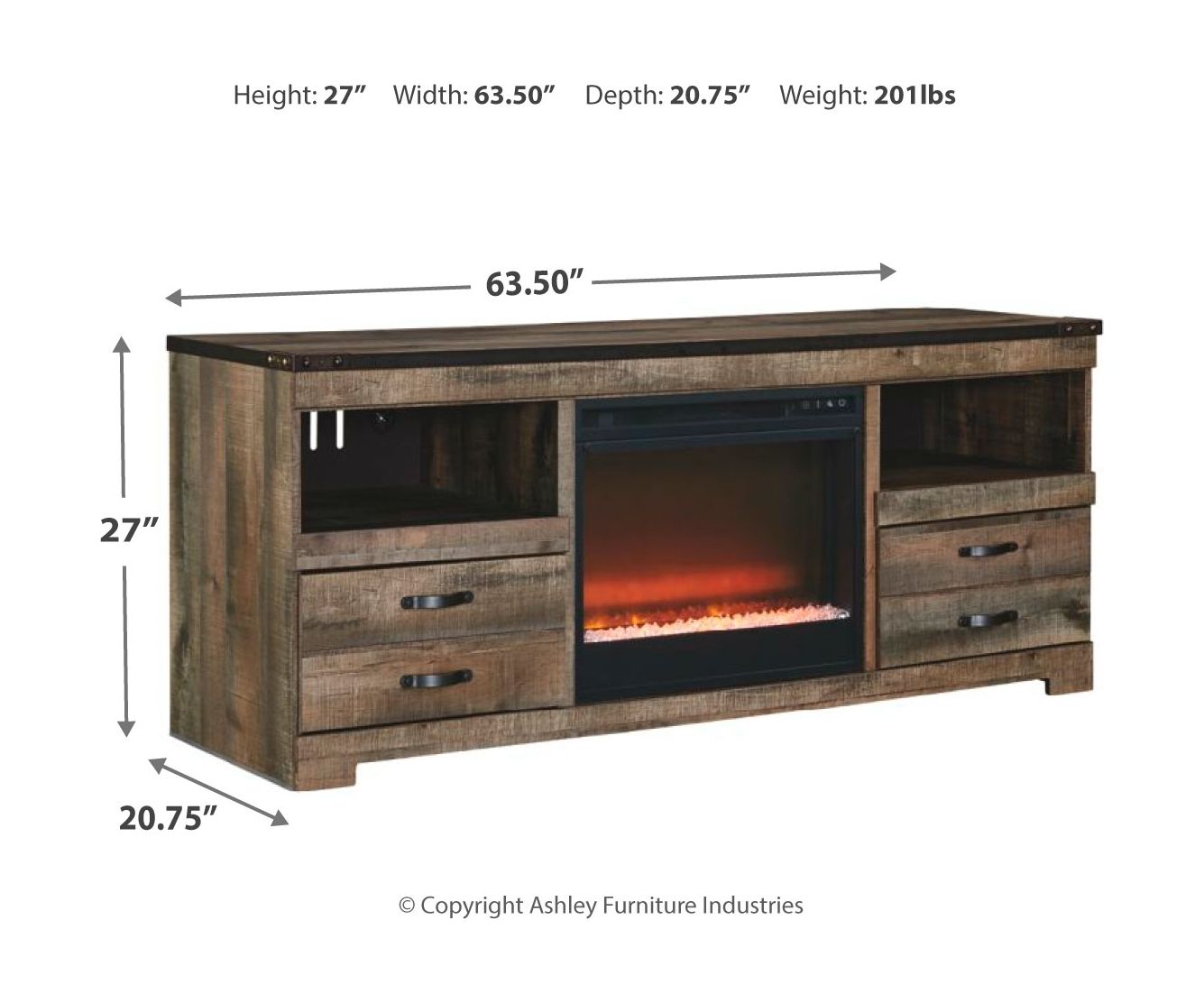 Trinell - Entertainment Center - Hornell Furniture Outlet