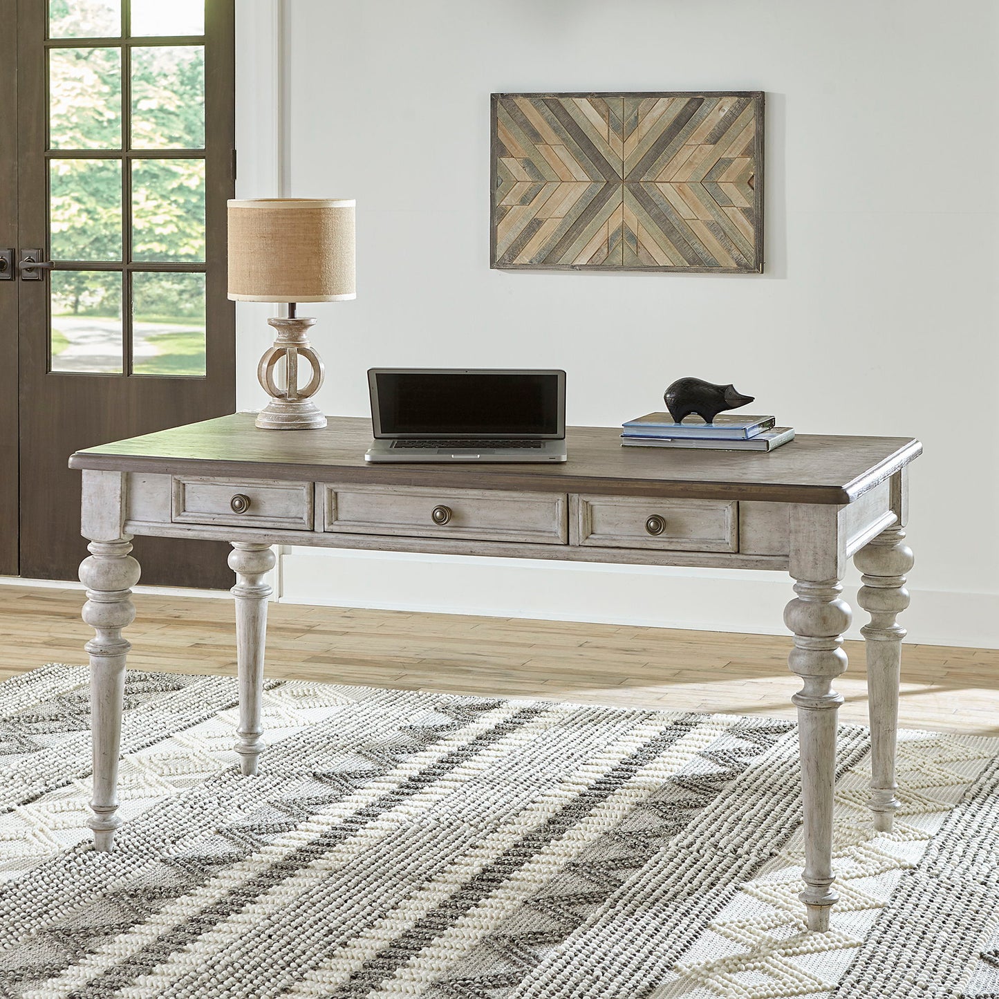 Heartland - Complete Desk Set - White - Hornell Furniture Outlet