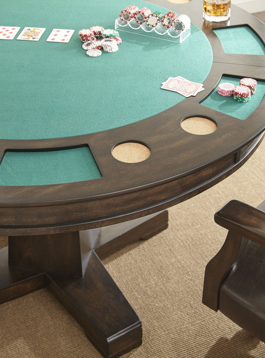 Ruby - Dining / Game Table - Brown - Hornell Furniture Outlet