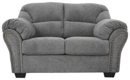 Allmaxx - Pewter - Loveseat - Hornell Furniture Outlet