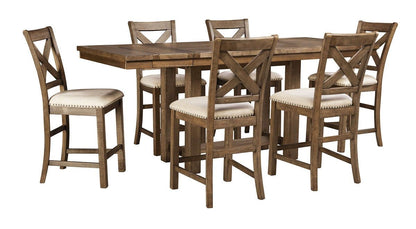 Moriville - Rectangular Dining Table Set - Counter Height - Hornell Furniture Outlet