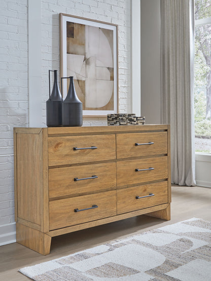 Sherbana - Light Brown - Dresser - Hornell Furniture Outlet