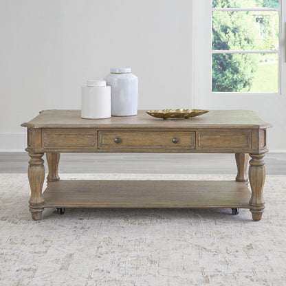 Magnolia Manor - Rectangular Cocktail Table - Hornell Furniture Outlet