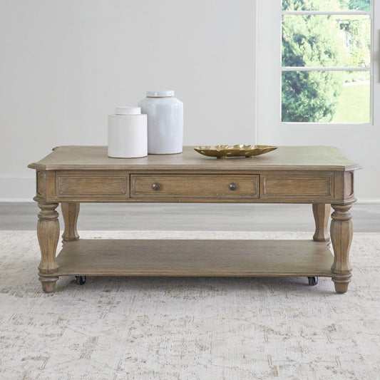 Magnolia Manor - Rectangular Cocktail Table - Hornell Furniture Outlet