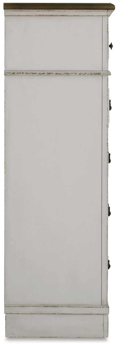 Blendon - Two - tone - Five Drawer Chest - Hornell Furniture Outlet