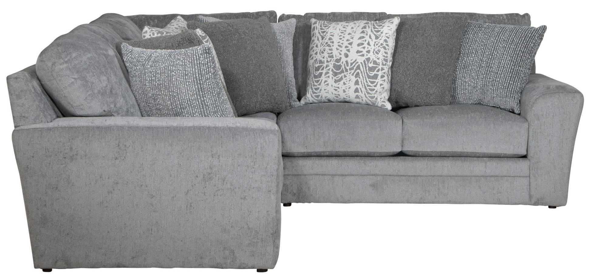 Glacier - Sectional With Included Accent Pillows - Hornell Furniture Outlet