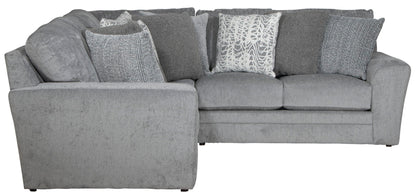 Glacier - Sectional With Included Accent Pillows - Hornell Furniture Outlet