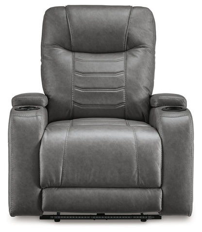 Schooner Rocks - Power Recliner / Adj Headrest - Hornell Furniture Outlet