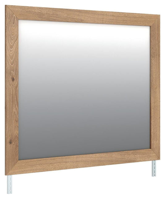 Brozmont - Bedroom Mirror - Tan - Hornell Furniture Outlet