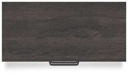 Hollivern - Dark Gray - Five Drawer Chest - Hornell Furniture Outlet
