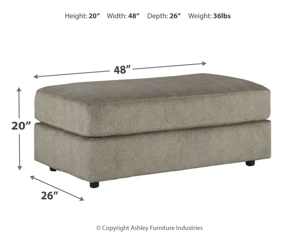 Soletren - Accent Ottoman - Hornell Furniture Outlet