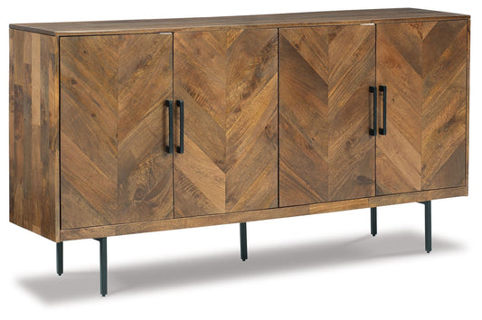 PratTVille - Accent Cabinet - Brown - Hornell Furniture Outlet