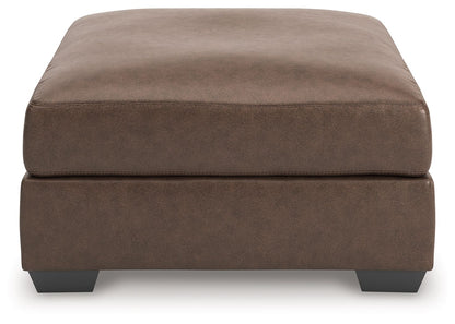 WillowBend - Umber - Oversized Accent Ottoman - Hornell Furniture Outlet